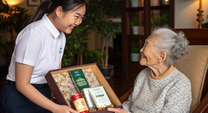 Quà tặng sức khoẻ cho thầy cô lớn tuổi