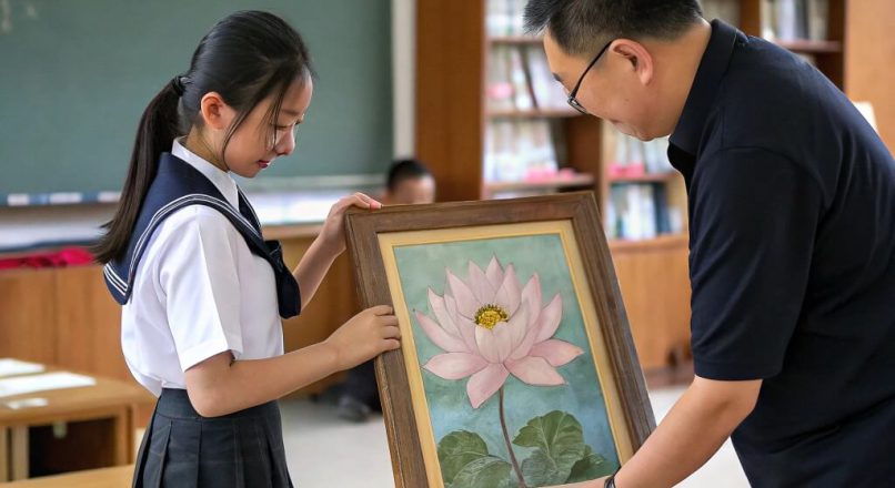 Tranh tri ân thầy cô – Món quà nghệ thuật đầy ý nghĩa trong Ngày Nhà giáo Việt Nam