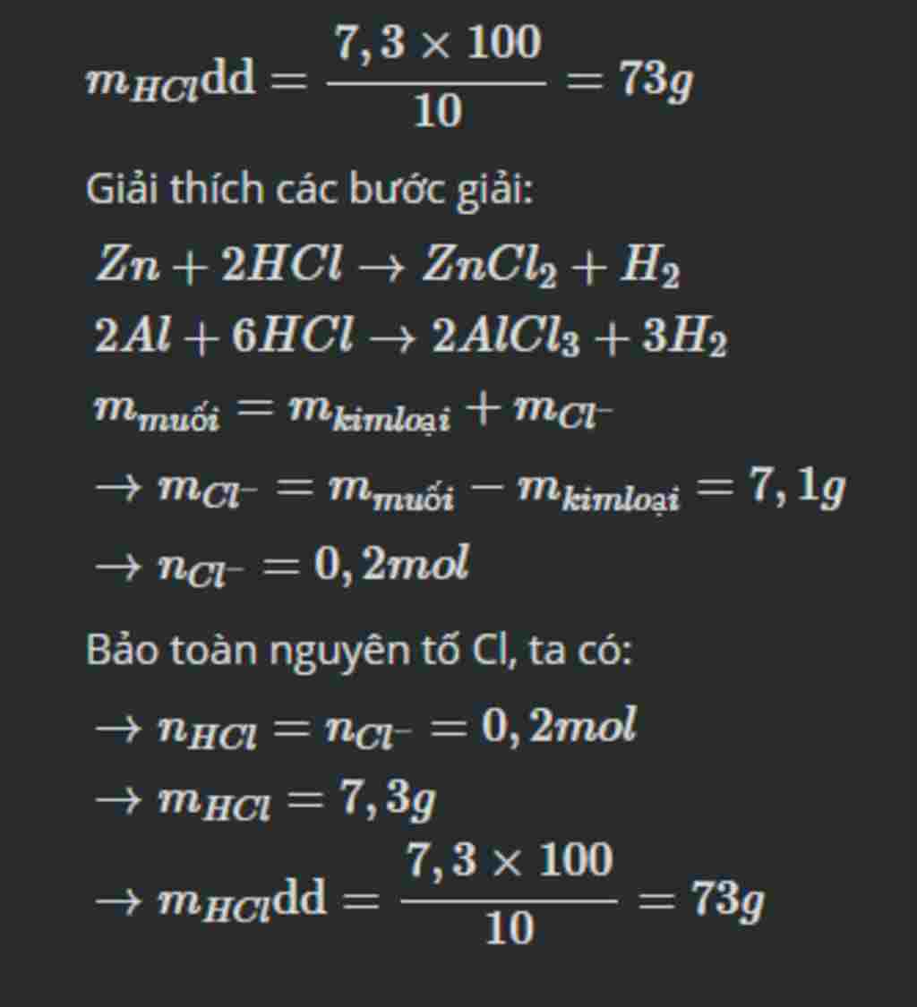 hoa-hoc-lop-10-1-cho-6-05g-hon-hop-gom-zn-va-al-tac-dung-vua-du-voi-m-gam-dd-hcl-10-co-can-dd-sa