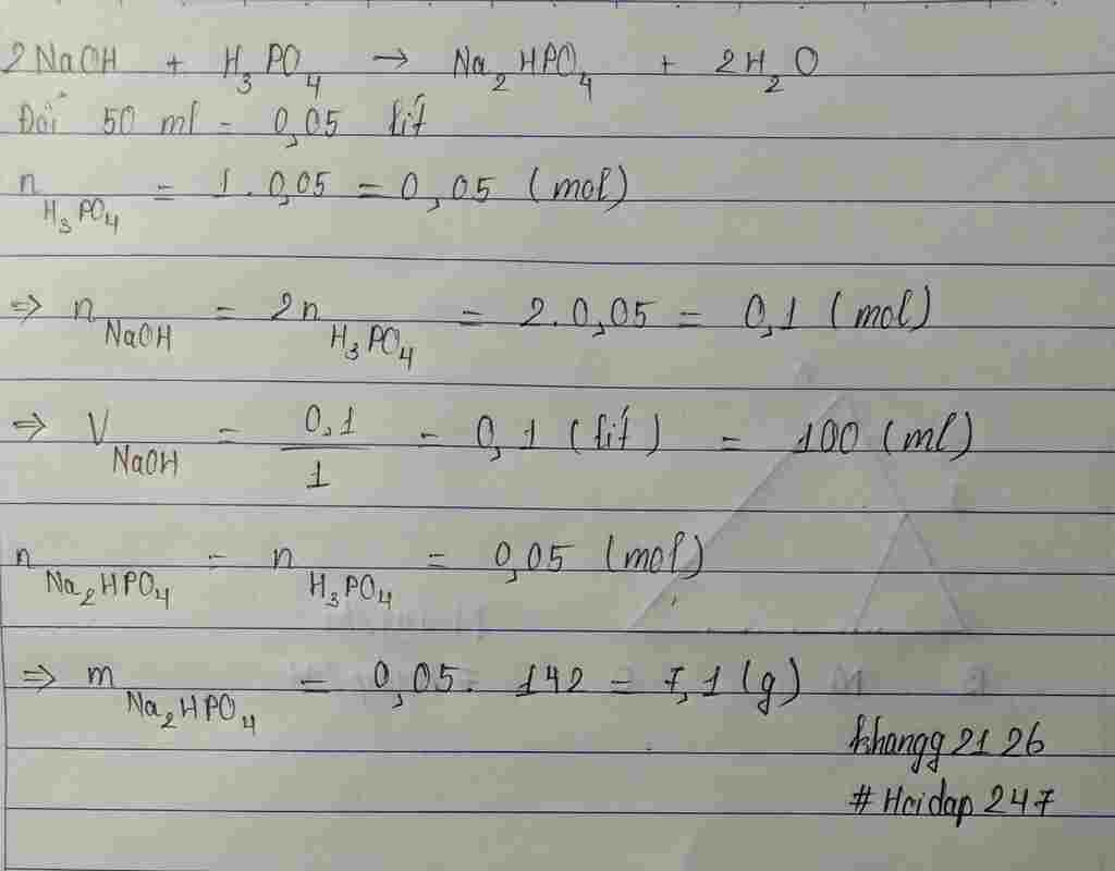 hoa-hoc-lop-10-cau-2-cho-v-ml-dung-dich-naoh-1m-tac-dung-voi-50-ml-dung-dich-h3po4-1m-thu-duoc-d