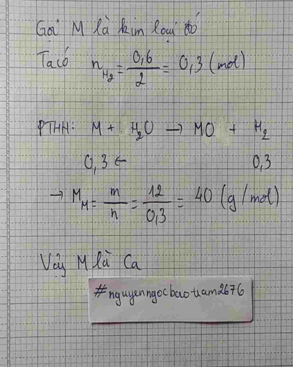 hoa-hoc-lop-10-cho-12g-kim-loai-nhom-iia-tac-dung-voi-h2o-thu-duoc-0-6-gram-h2