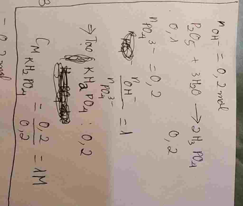 hoa-hoc-lop-11-14-2-gam-p2o5-tac-dung-voi-200ml-koh-1m-tinh-nong-do-dd-thu-duoc-sau-phan-ung