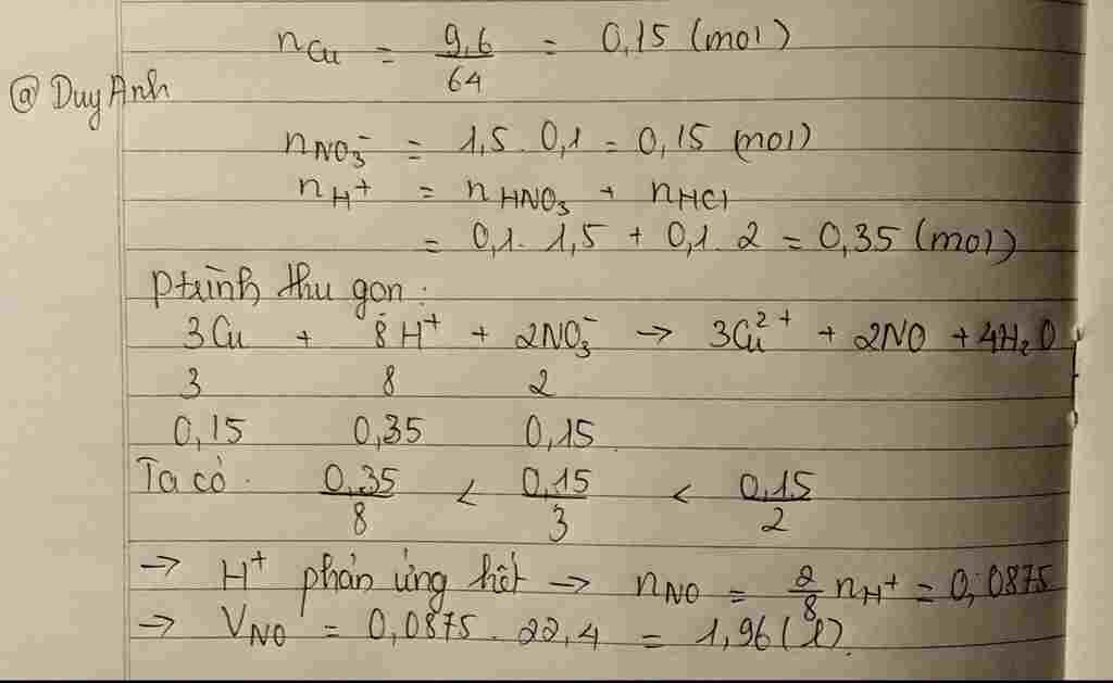 hoa-hoc-lop-11-cho-9-6g-cu-va-100ml-dd-hon-hop-hno3-1-5m-va-hcl-2m-thi-sinh-ra-v-lit-no-dktc-gia