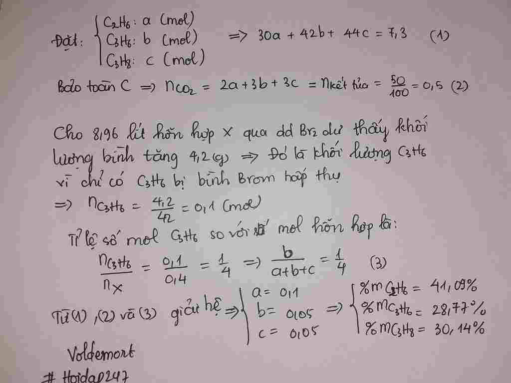 hoa-hoc-lop-11-dot-chay-hoan-toan-7-3g-hon-hop-gom-c2h6-c3h6-c3h8-san-pham-thu-duoc-cho-qua-nuoc