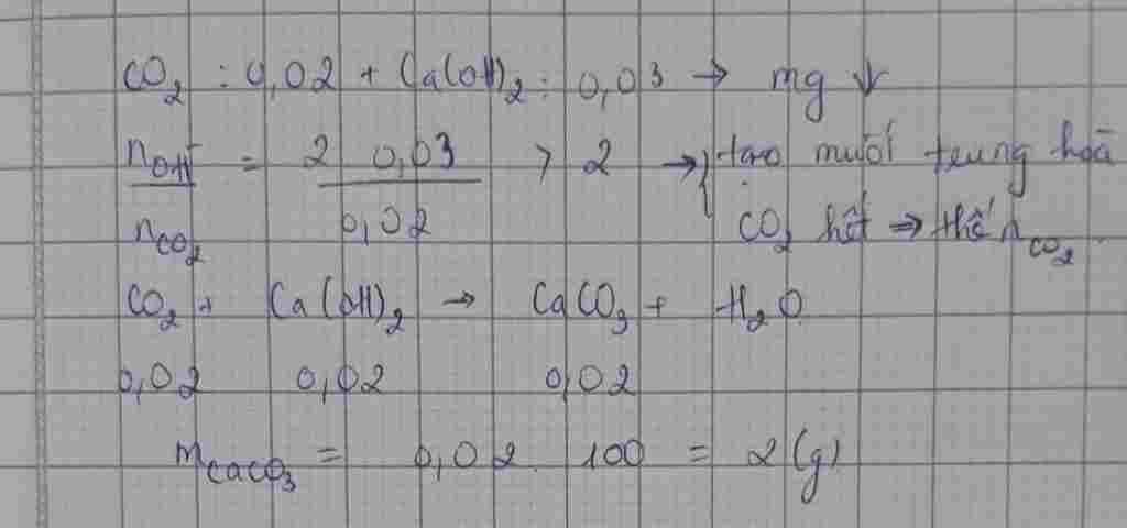 hoa-hoc-lop-11-hap-thu-hoan-toan-0-448-lit-co2-dktc-vao-300ml-dung-dich-0-1m-ca-oh-2-thu-duoc-m