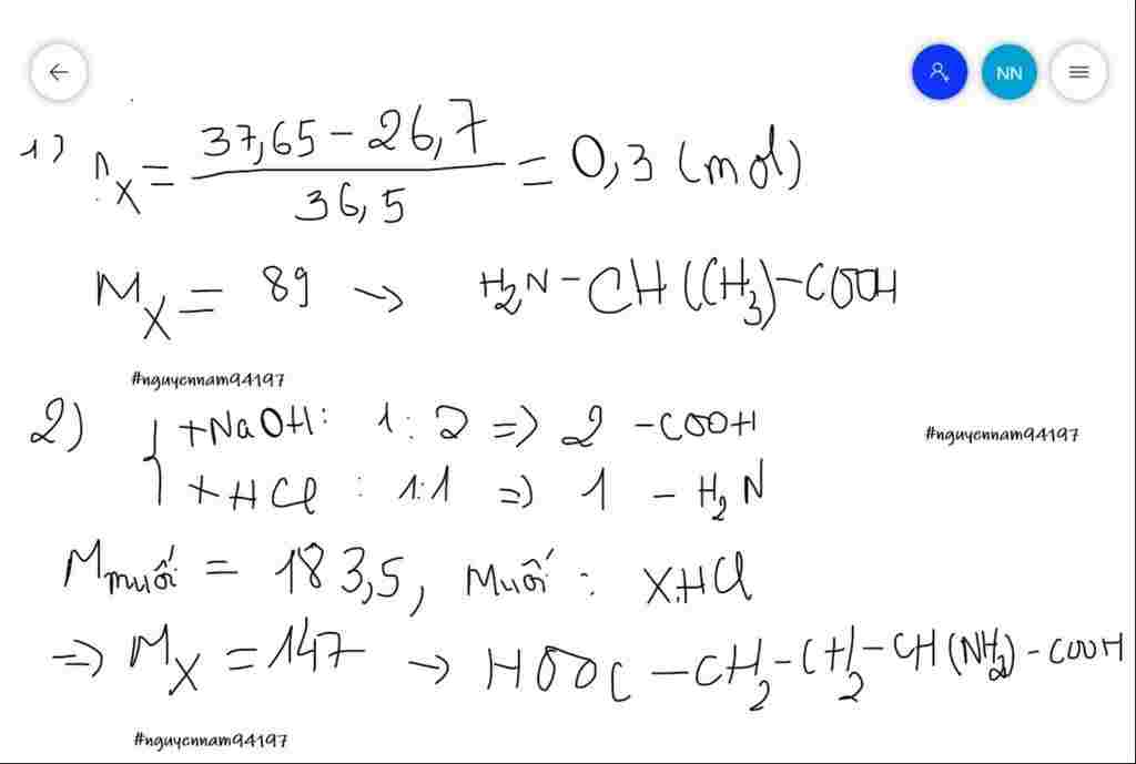 hoa-hoc-lop-12-1-amino-ait-trong-phan-tu-co-1-nhom-nh2-va-1-nhom-cooh-cho-26-7-gam-phan-ung-voi