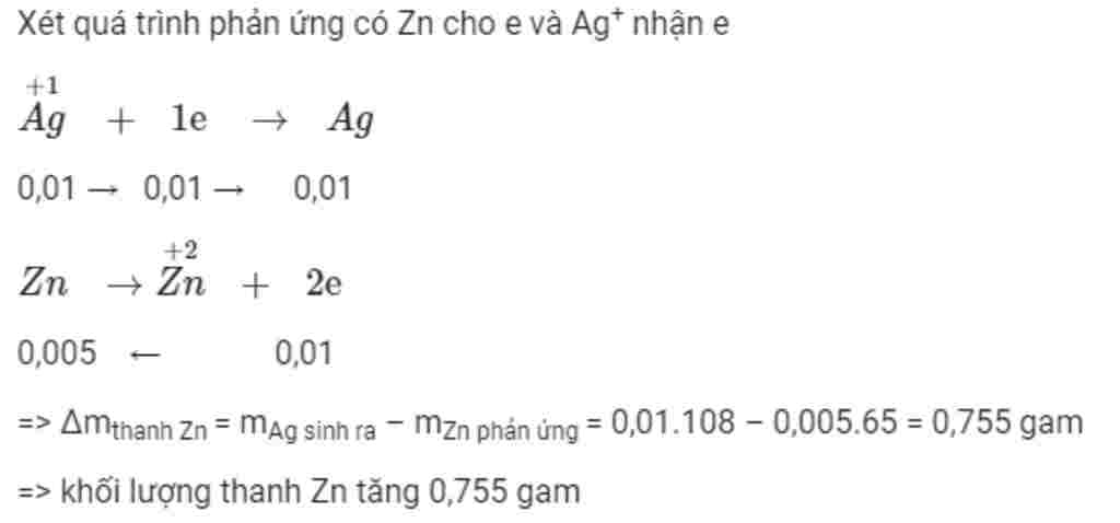 hoa-hoc-lop-12-ngam-mot-la-zn-du-trong-100-ml-dung-dich-agno3-0-1m-khi-phan-ung-ket-thuc-khoi-lu