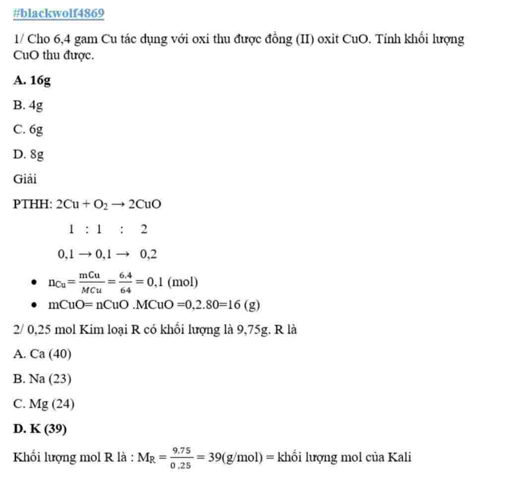 hoa-hoc-lop-8-1-cho-6-4-gam-cu-tac-dung-voi-oi-thu-duoc-dong-ii-oit-cuo-tinh-khoi-luong-cuo-thu