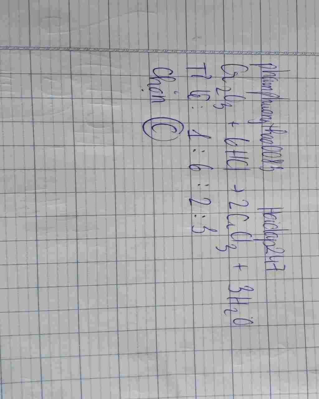 hoa hoc lop 8 cau 16 cho so do phan ung cr2o3 hcl crcl3 h2o can bang phan ung va cho biet ti le hoa-hoc-lop-8-cau-16-cho-so-do-phan-ung-cr2o3-hcl-crcl3-h2o-can-bang-phan-ung-va-cho-biet-ti-le