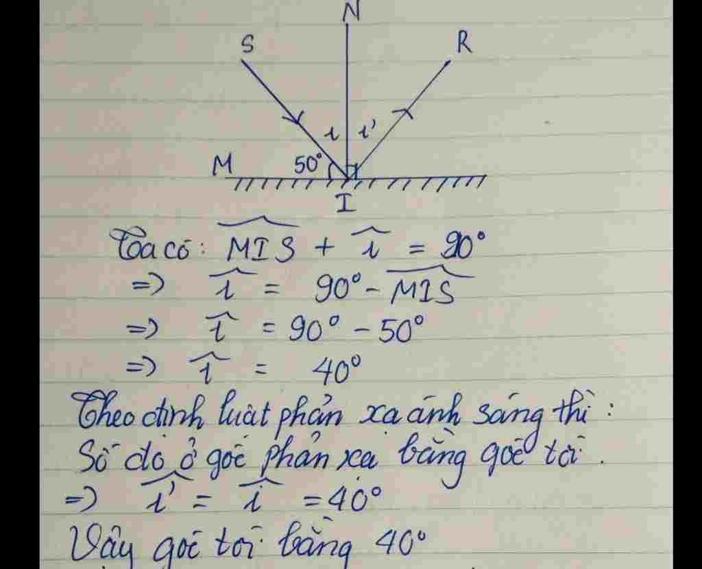 hoa-hoc-lop-8-cau-35-chieu-mot-tia-sang-len-mot-guong-phang-ta-thu-duoc-mot-tia-phan-a-tao-voi-m