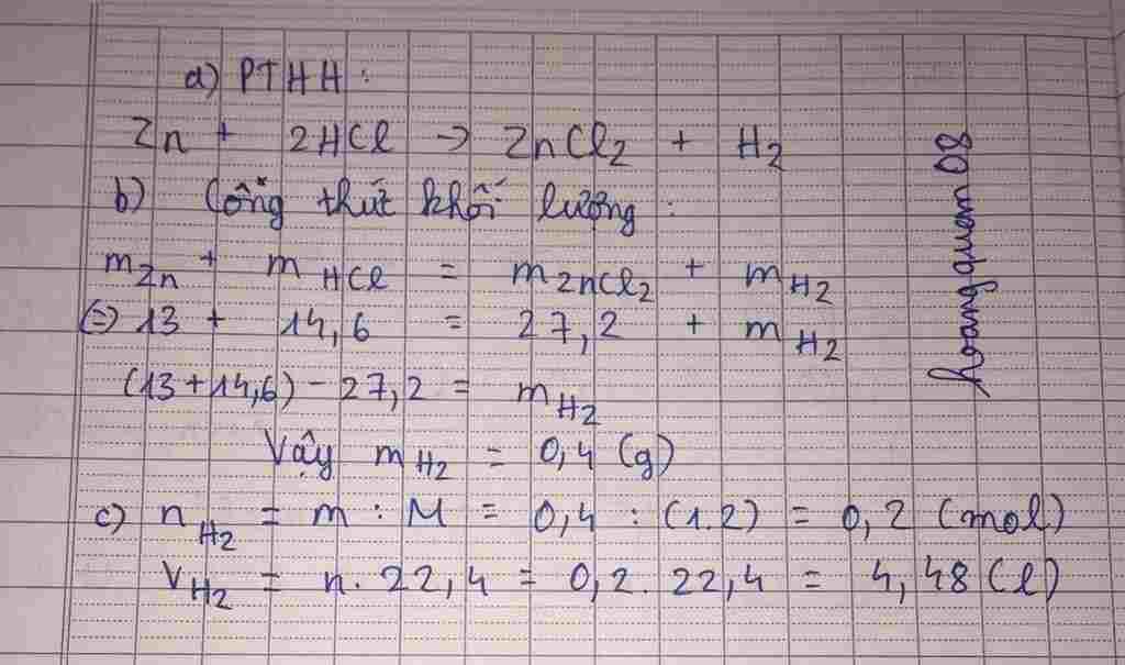 hoa-hoc-lop-8-cho-13g-kem-tac-dung-voi-dung-dich-ait-clohidric-hcl-co-chua-14-6-gam-hcl-thu-duoc