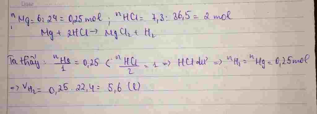 hoa-hoc-lop-8-cho-6g-mg-phan-ung-het-voi-dung-dich-hcl-theo-phuong-trinh-mg-2hcl-mgcl2-h2-neu-ch