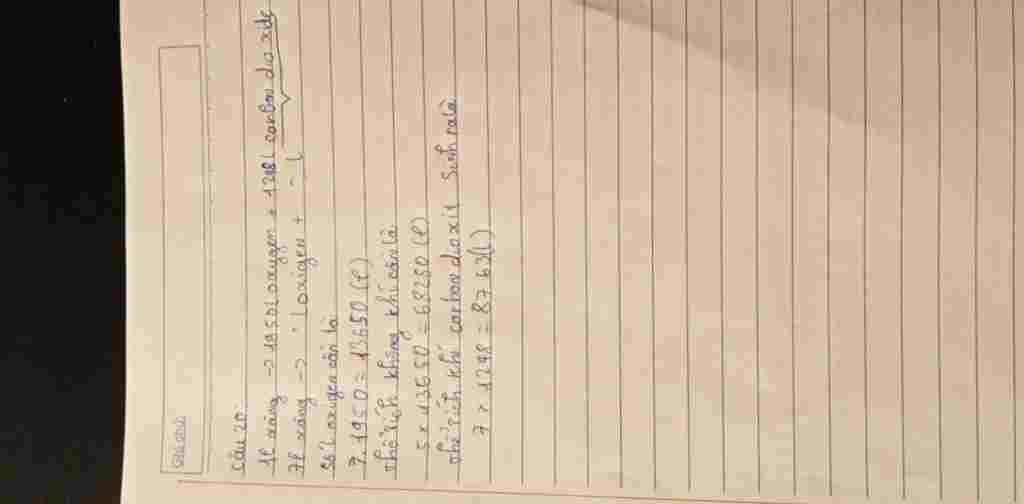 hoa-hoc-lop-8-khi-dot-chay-1-lit-ang-can-1950-lit-oygen-va-sinh-ra-1248-lit-khi-carbon-dioide-mo