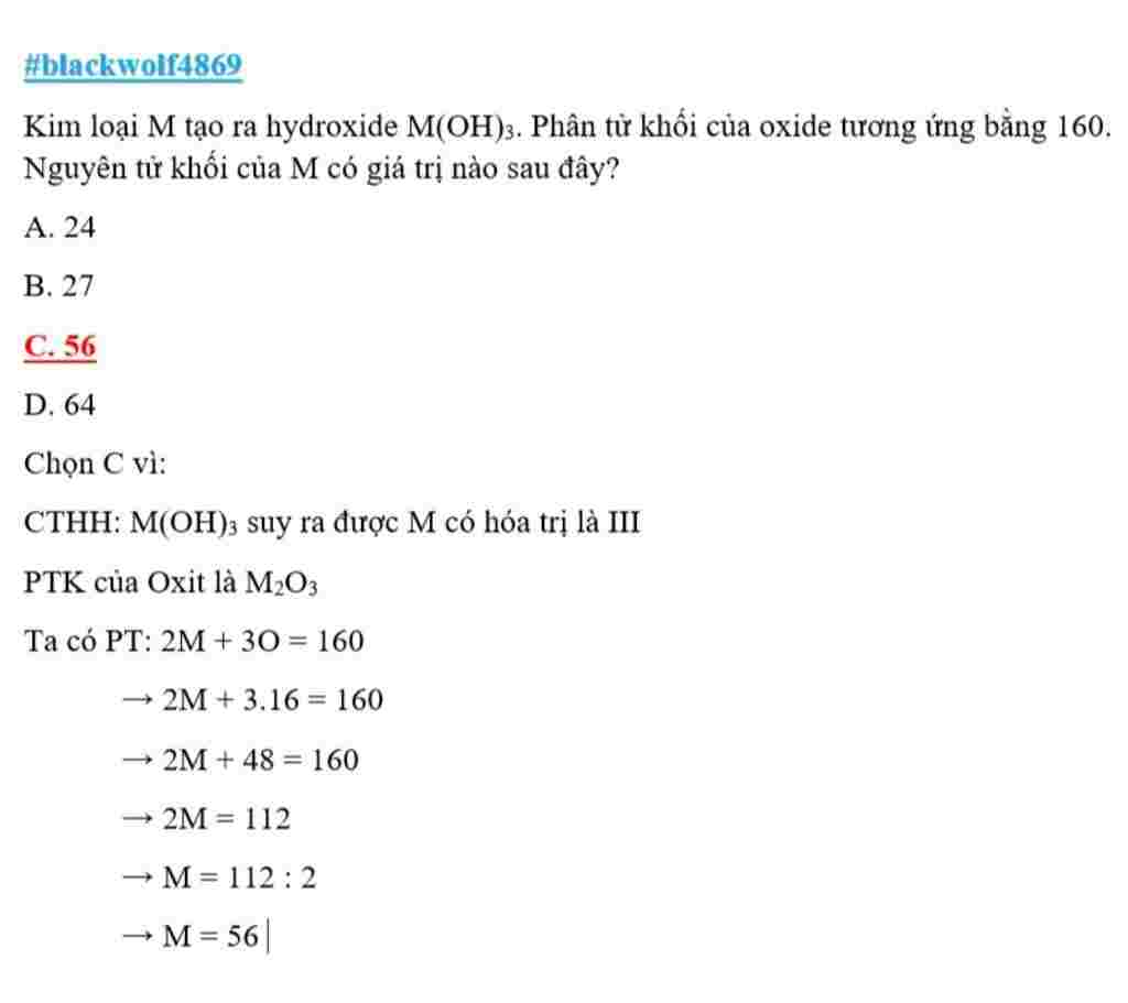 hoa-hoc-lop-8-kim-loai-m-tao-ra-hydroide-m-oh-3-phan-tu-khoi-cua-oide-tuong-ung-bang-160-nguyen