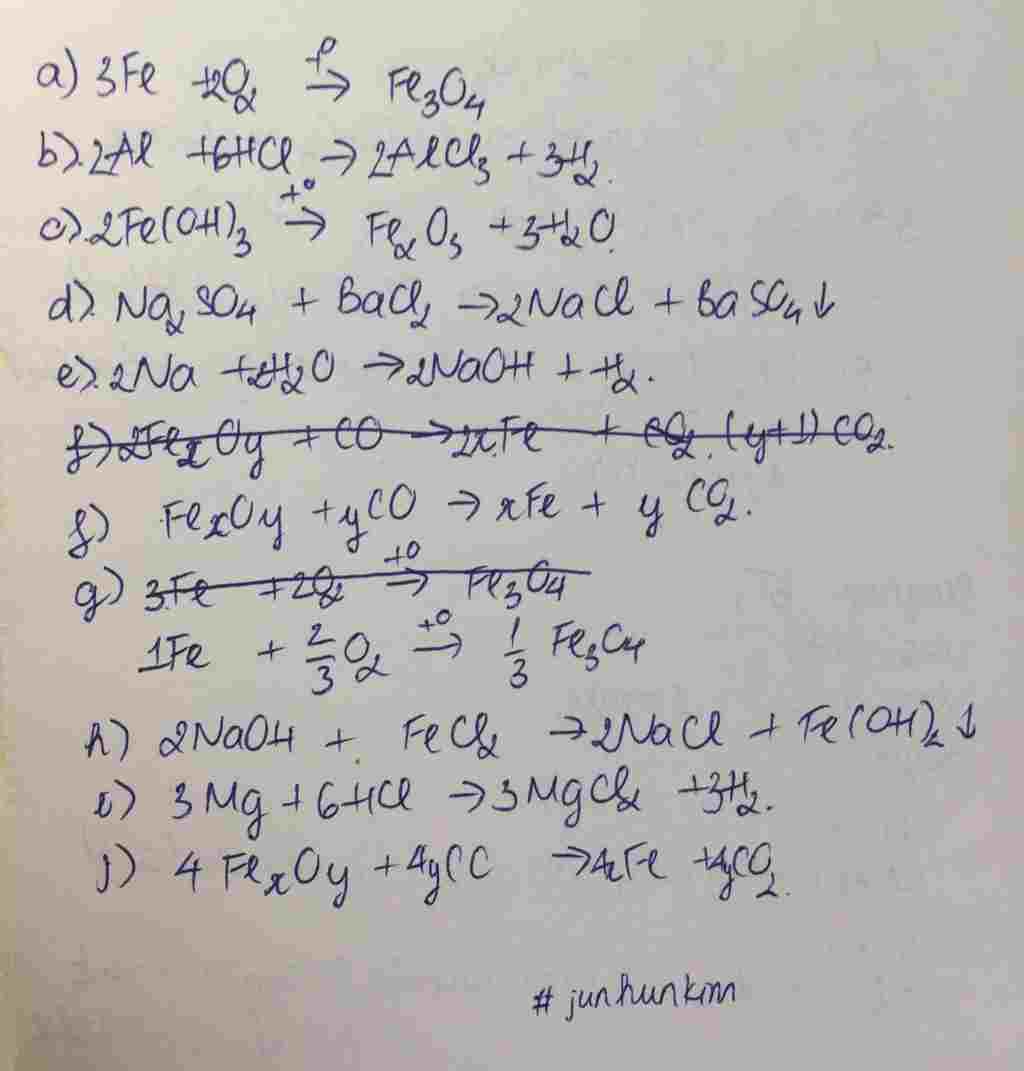 hoa-hoc-lop-8-lap-pthh-cho-cac-so-do-phan-ung-sau-a-fe-o2-fe3o4-b-al-hcl-alcl3-h2-c-fe-oh-3-fe2o