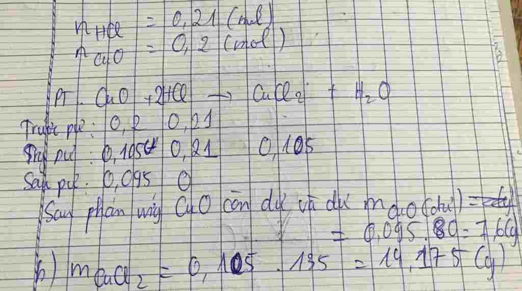 hoa hoc lop 8 mot dung dich chua 7 665 gam hcl cho 16 gam cuo vao do va khuay deu a sau phan ung hoa-hoc-lop-8-mot-dung-dich-chua-7-665-gam-hcl-cho-16-gam-cuo-vao-do-va-khuay-deu-a-sau-phan-ung
