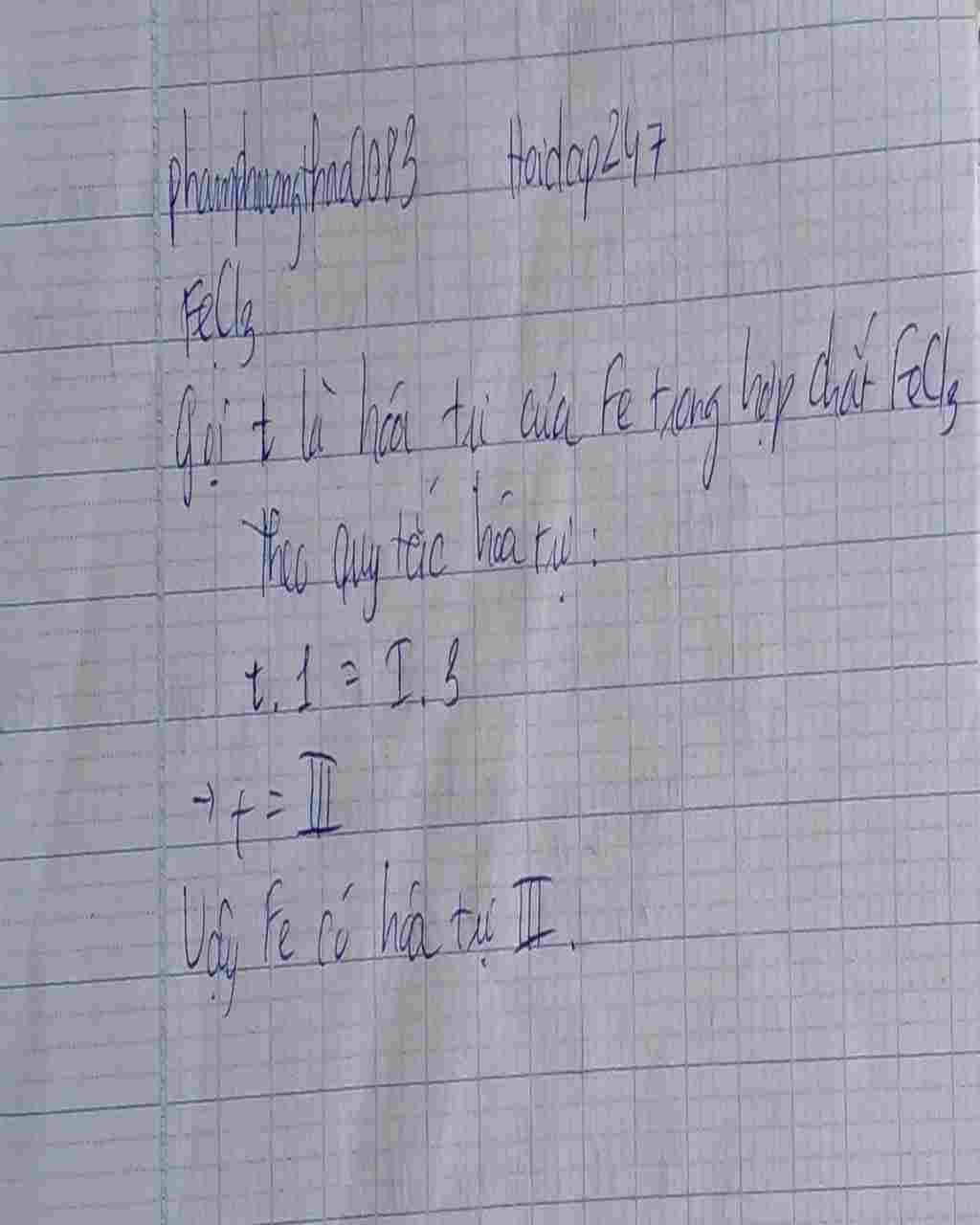 hoa hoc lop 8 tinh hoa tri cua fe trong hop chat fecl3 biet clo co hoa tri hoa-hoc-lop-8-tinh-hoa-tri-cua-fe-trong-hop-chat-fecl3-biet-clo-co-hoa-tri