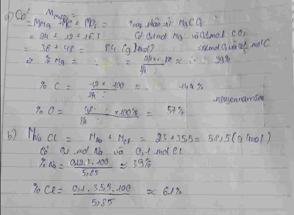 hoa-hoc-lop-8-tinh-khoi-luong-cac-nguyen-to-co-trong-cac-hop-chat-sau-a-mgco3-b-nacl