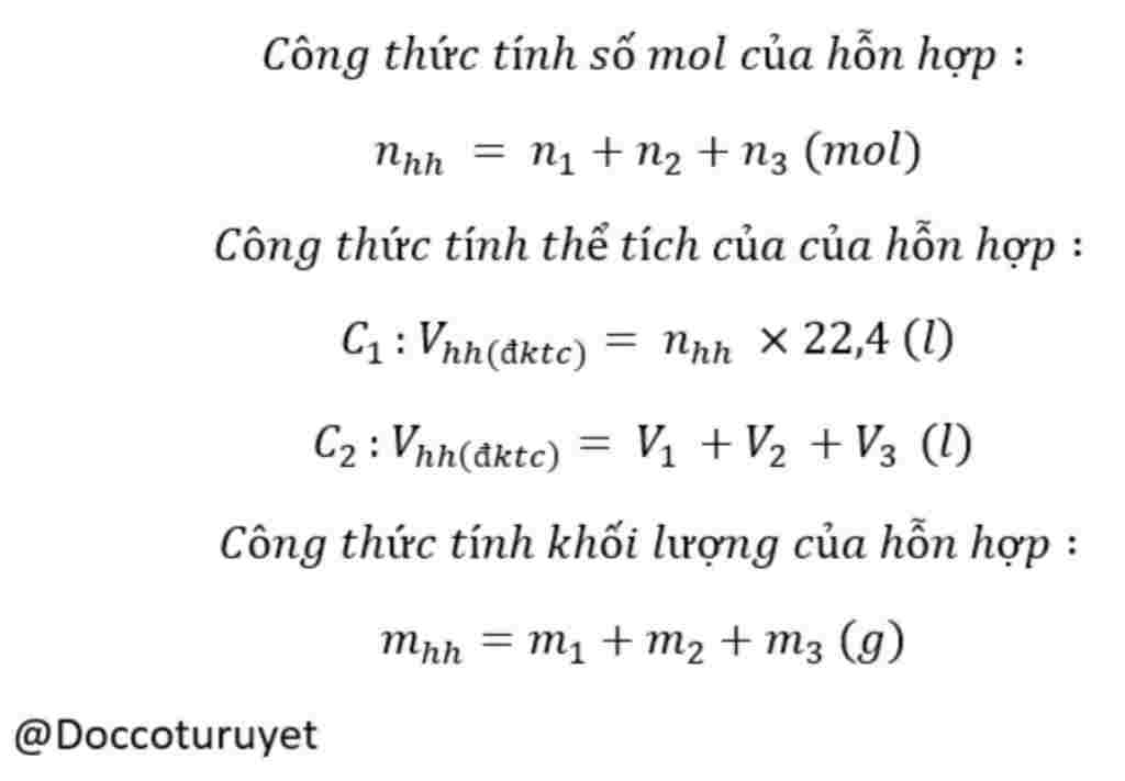 hoa-hoc-lop-8-viet-ct-tinh-so-mol-cua-hon-hop-khoi-luong-cua-hon-hop-va-the-tich-cua-hon-hop