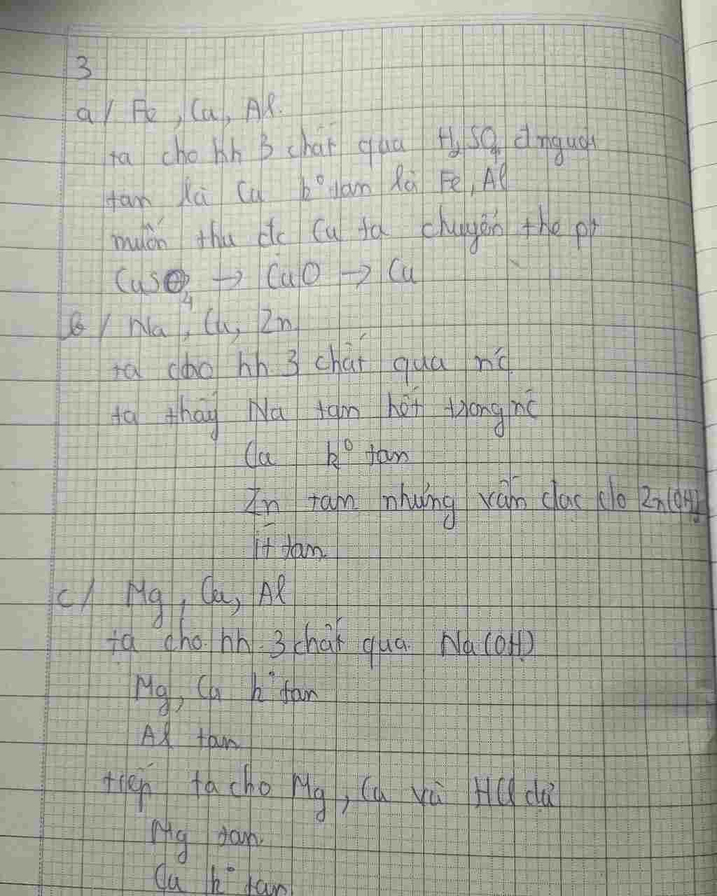 hoa-hoc-lop-9-3-bang-phuong-phap-hoa-hoc-hay-tach-dong-ra-khoi-hon-hop-sau-a-fe-cu-al-b-na-cu-zn