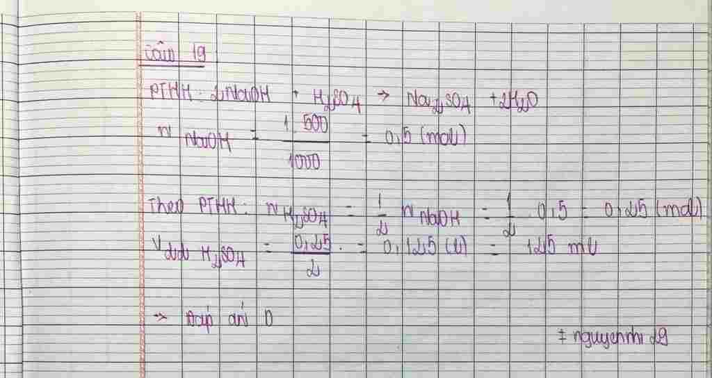 hoa-hoc-lop-9-cau-19-khi-cho-500ml-dung-dich-naoh-1m-tac-dung-het-voi-dung-dich-h2so4-2m-tao-tha