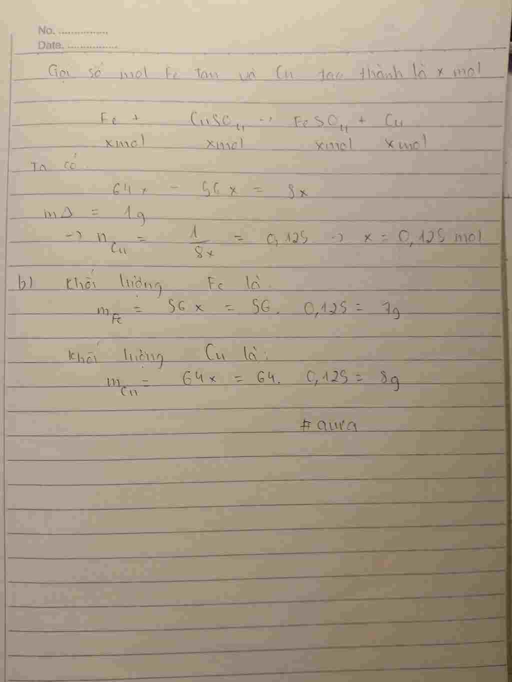 hoa-hoc-lop-9-cau-2-ngam-1-la-sat-trong-dung-dich-cuso4-sau-1-thoi-gian-lay-la-sat-ra-rua-nhe-la