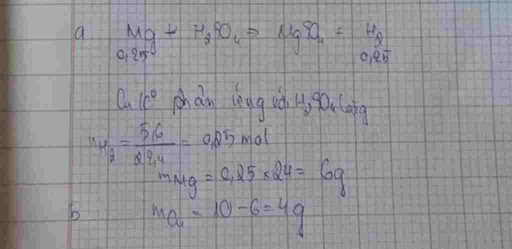 hoa-hoc-lop-9-cho-10-5g-hon-hop-hai-kim-loai-cu-zn-vao-dung-dich-h2so4-loang-du-nguoi-ta-thu-duo