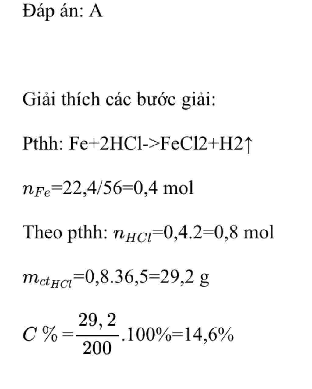hoa-hoc-lop-9-cho-22-4-gam-kl-sat-tac-dung-vua-du-goi-200g-dd-hcl-gia-tri-nao-duoi-day-la-nong-d