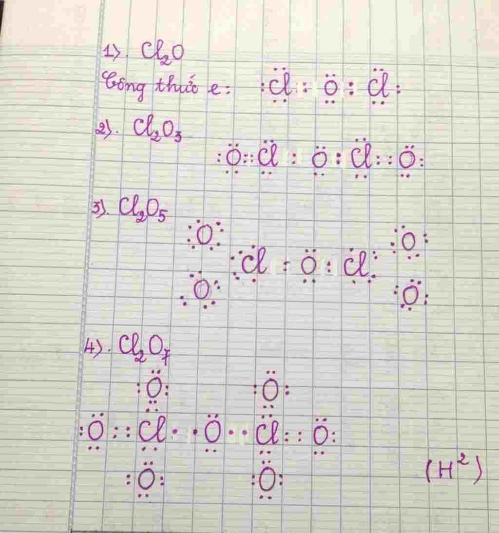 hoa-hoc-lop-9-cong-thuc-electron-cua-cl2o-cl2o3-va-cl2o7