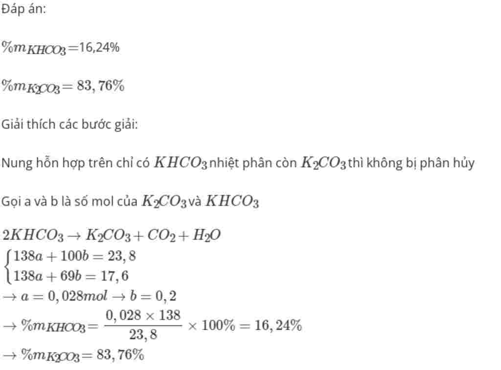 hoa-hoc-lop-9-nung-23-8-gam-hon-hop-gom-k2co3-va-khco3-cho-den-khi-khoi-luong-hon-hop-ko-doi-thu