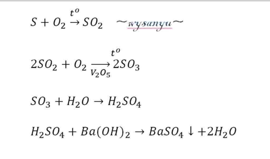 hoa-hoc-lop-9-viet-cac-pthh-thuc-hien-nhung-chuyen-doi-theo-so-do-sau-s-so2-so3-h2so4-baso4