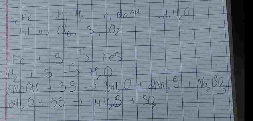 hoa-hoc-lop-9-viet-phuong-trinh-hoa-hoc-neu-co-khi-cho-clo-luu-huynh-oi-lan-luot-tac-dung-voi-a