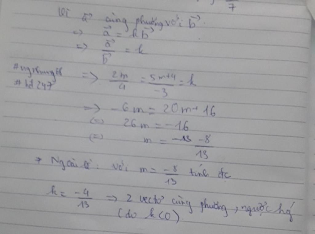 toan-lop-10-cho-hai-vecto-a-4-3-va-b-2m-5m-4-tim-m-de-a-cung-phuong-b