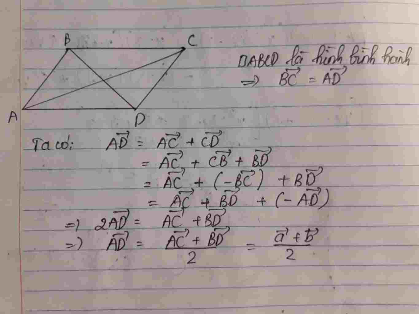 toan-lop-10-cho-hinh-binh-hanh-abcd-hay-phan-tich-vecto-ad-theo-2-vecto-a-ac-b-bd