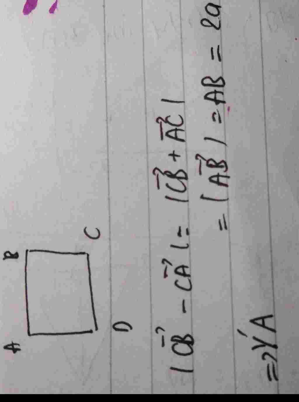 toan-lop-10-cho-hinh-vuong-abcd-co-ab-2a-tinh-do-dai-cua-cb-ca-theo-a-a-2a-b-2a-2-c-a-3-d-a-3-2