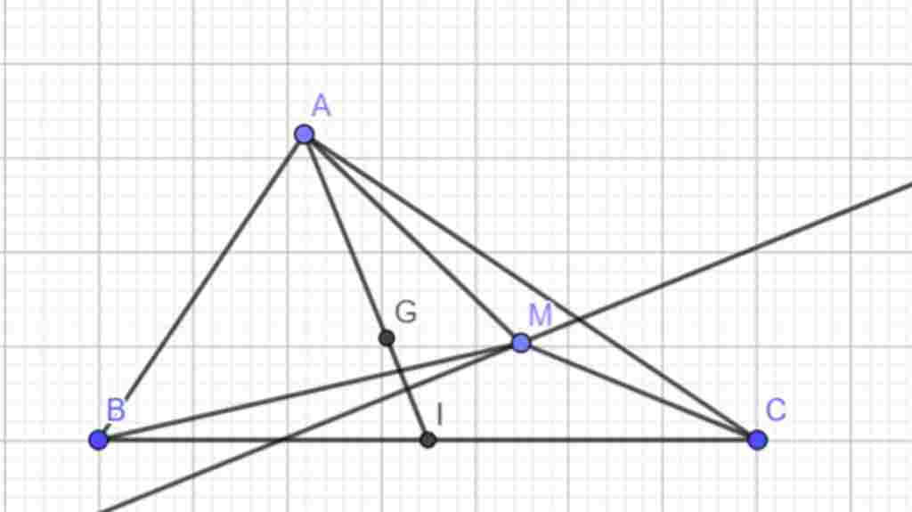 toan-lop-10-cho-tam-giac-abc-trong-tam-g-goi-i-la-trung-diem-bc-m-la-diem-thoa-man-2-vecto-ma-ve