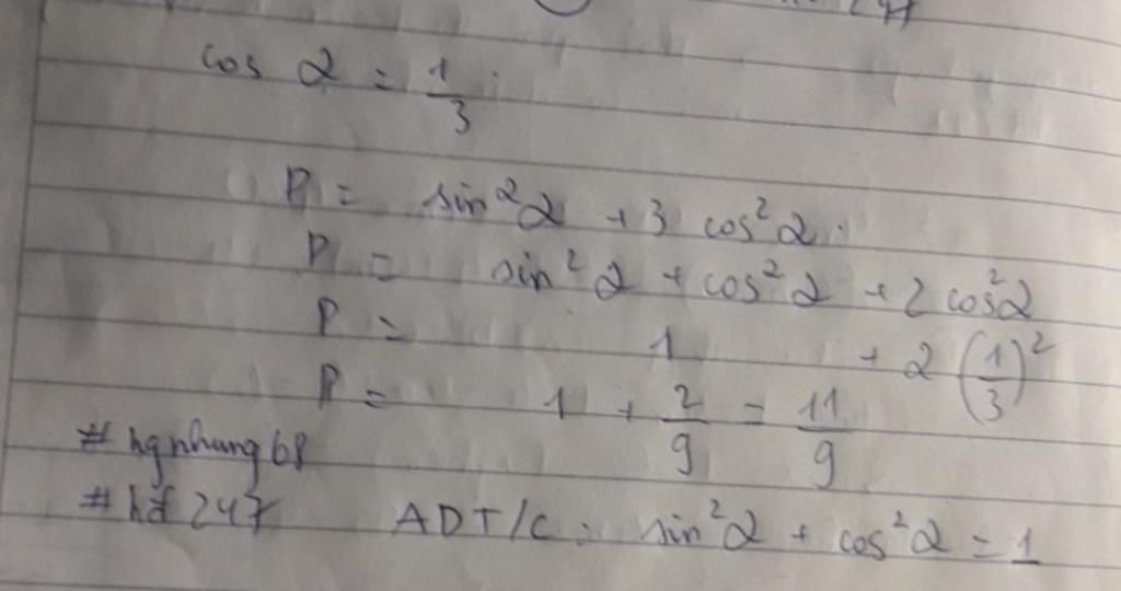 toan-lop-10-cos-alpha-1-3-tinh-p-sin-2-alpha-3cos-2-alpha