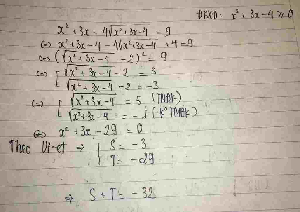 toan-lop-10-goi-s-va-t-la-tong-va-tich-tat-ca-cac-nghiem-cua-phuong-trinh-3-4-3-4-9-tinh-s-t