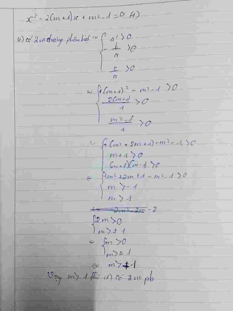 toan-lop-10-tim-m-de-phuong-trinh-2-m-1-m-1-0-co-hai-nghiem-duong-phan-biet