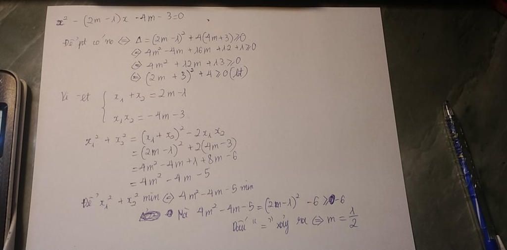 toan-lop-10-tim-m-de-tong-cac-binh-phuong-cac-nghiem-cua-phuong-trinh-2-2m-1-4m-3-0-la-nho-nhat