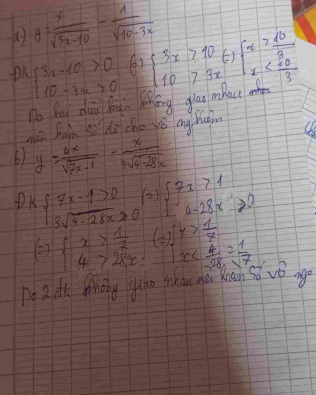 toan-lop-10-tim-tap-ac-dinh-cua-ham-so-sau-a-y-dfrac-sqrt-3-10-dfrac-1-sqrt-10-3-b-y-dfrac-4-sqr