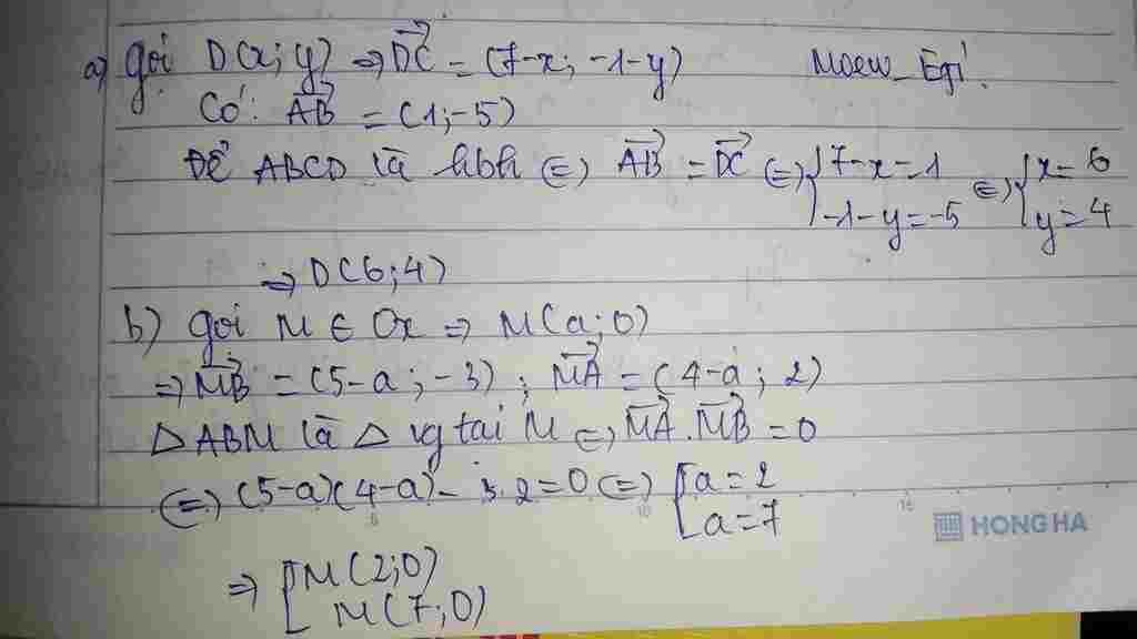 toan-lop-10-trong-mot-mat-phang-oy-cho-3-diem-a-4-2-b-5-3-c-7-1-a-tim-toa-do-diem-d-sao-cho-abcd