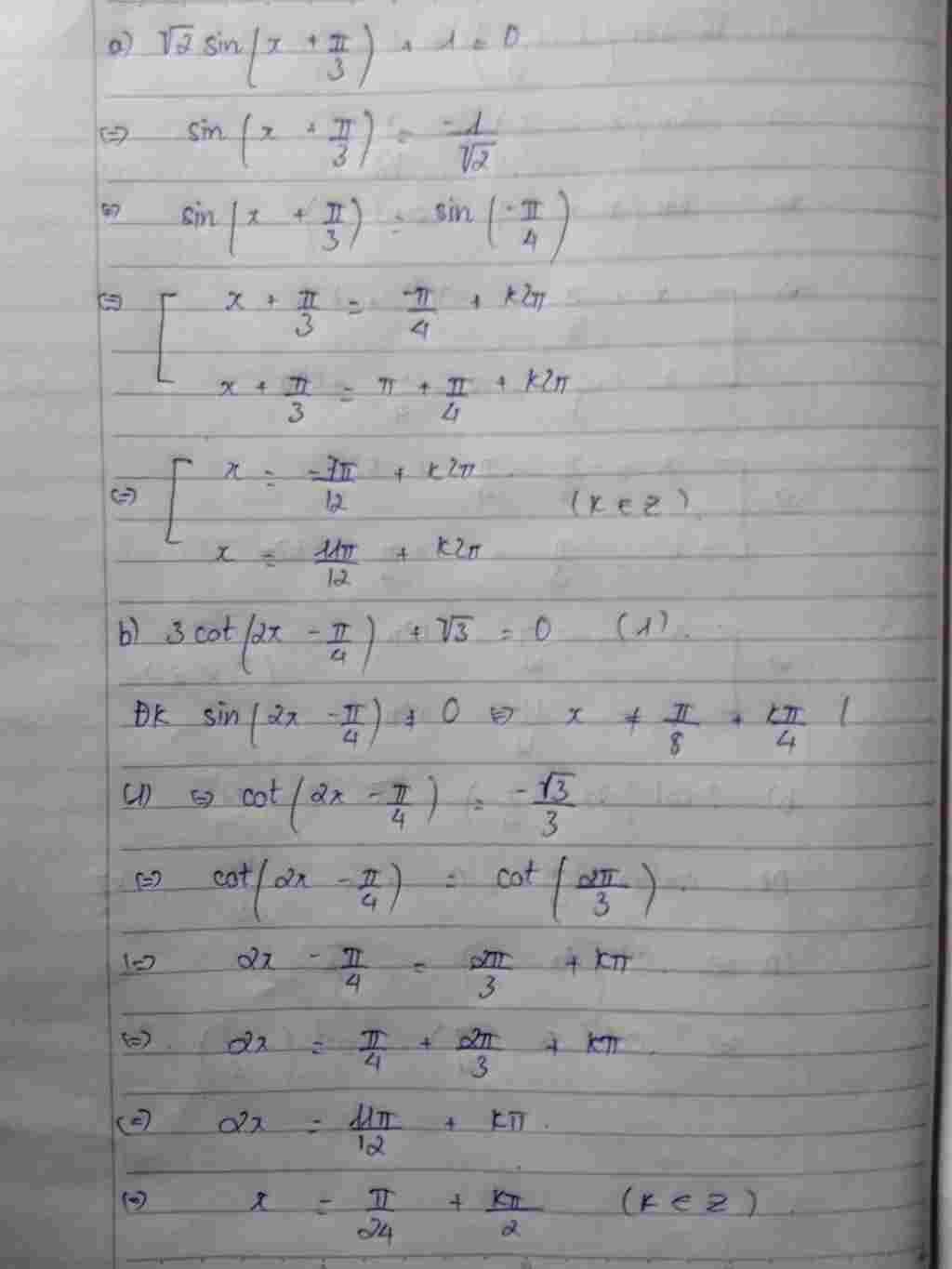 toan-lop-11-a-sqrt-2-sin-3-1-0-b-3cot-2-4-sqrt-3-0