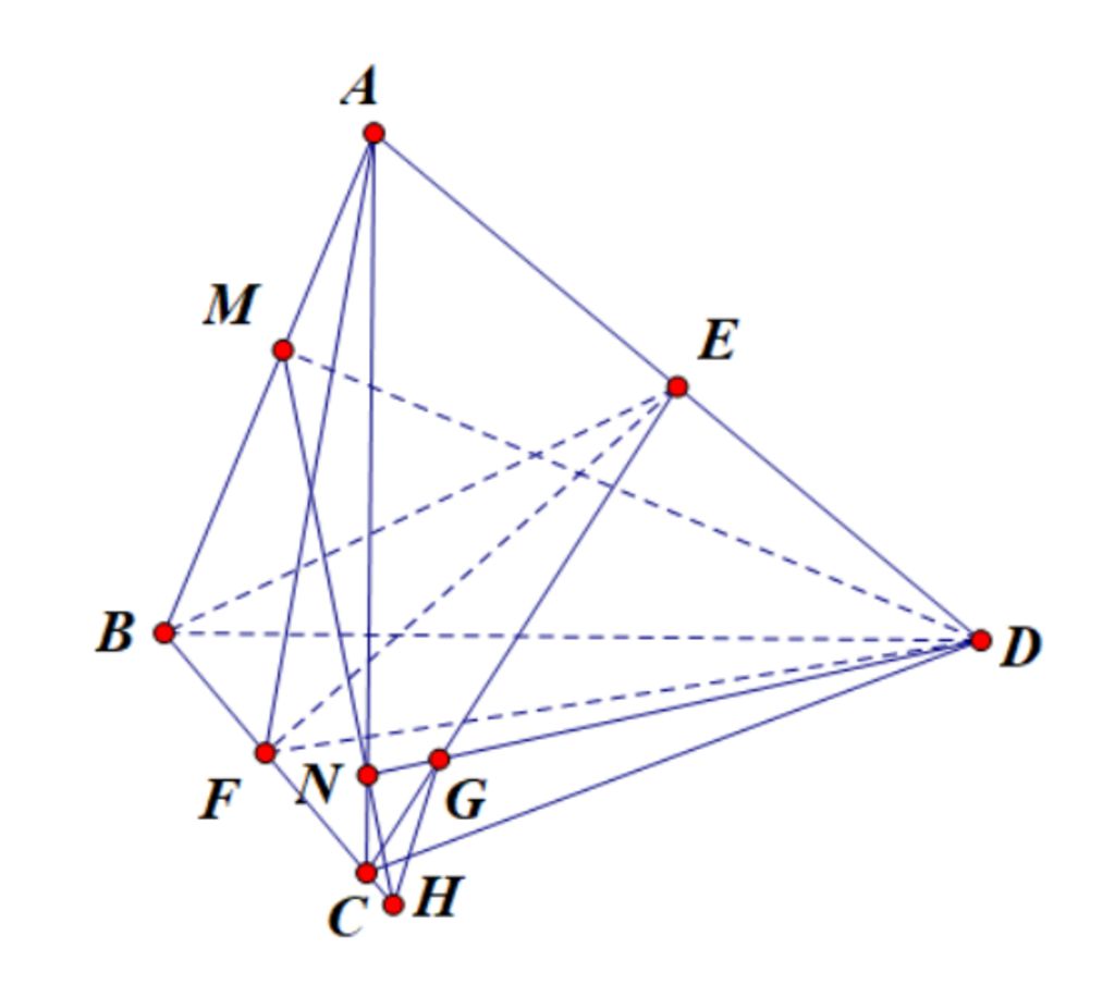 toan-lop-11-cho-tu-dien-abcd-goi-e-f-lan-luot-la-trung-diem-ad-va-bc-a-tim-giao-tuyen-cua-ebc-va