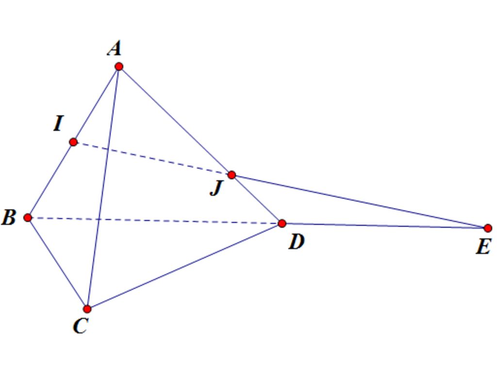 toan-lop-11-cho-tu-dien-abcd-goi-i-j-lan-luot-la-cac-diem-nam-tren-ab-ad-voi-i-la-trung-diem-ab