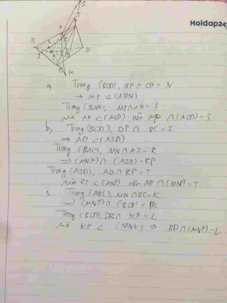 toan-lop-11-cho-tu-dien-abcd-tren-cac-canh-ab-ac-lay-2-diemm-n-trong-tam-giac-bcd-lay-diem-p-tim