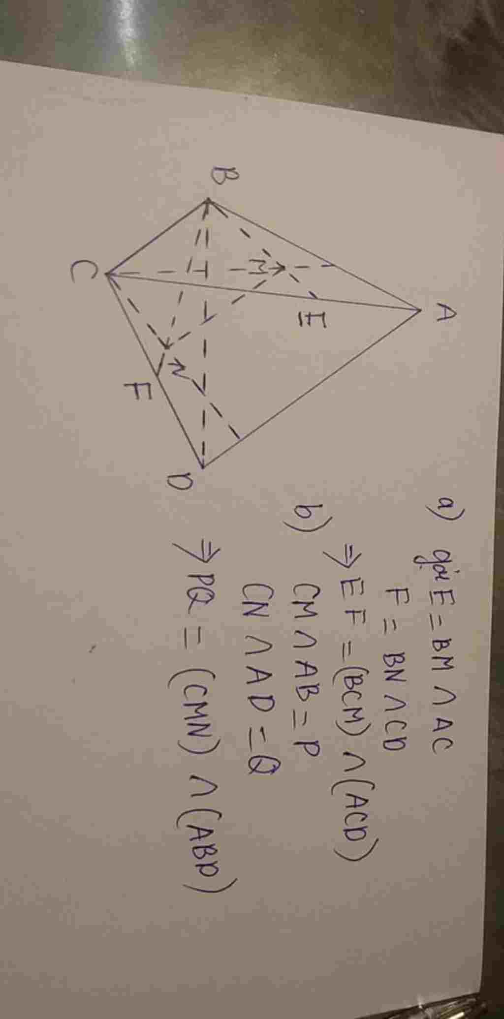 toan-lop-11-cho-tu-dien-abcd-trong-2-tam-giac-abc-va-bcd-lay-2-diem-m-n-tim-cac-giao-tuyen-bmn-v