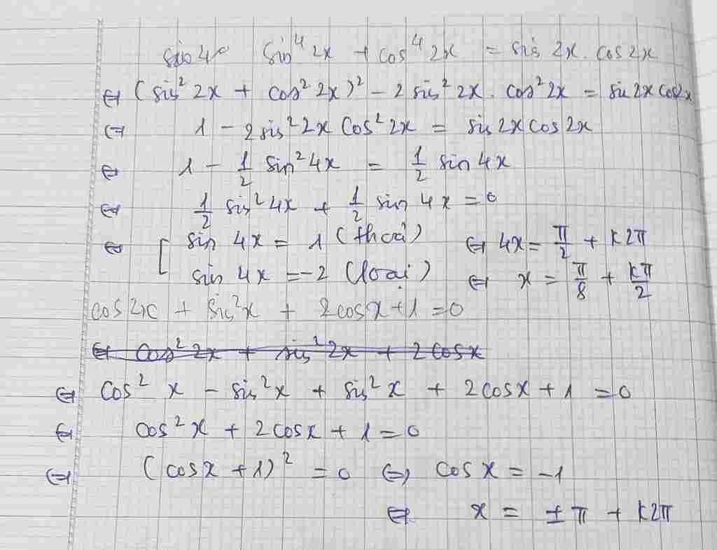 toan lop 11 giai ho e voi a sin 2 cos 2 sin2 cos2 cos2 sin 2cos 1 0 toan-lop-11-giai-ho-e-voi-a-sin-2-cos-2-sin2-cos2-cos2-sin-2cos-1-0