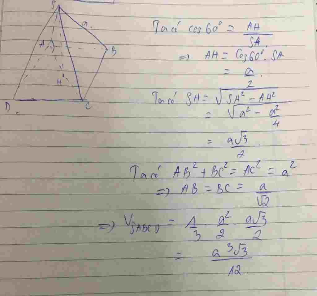 toan lop 12 cho hinh chop tu giac deu co canh ben bang a hop voi day 1 goc 60 do tinh the tich k toan-lop-12-cho-hinh-chop-tu-giac-deu-co-canh-ben-bang-a-hop-voi-day-1-goc-60-do-tinh-the-tich-k