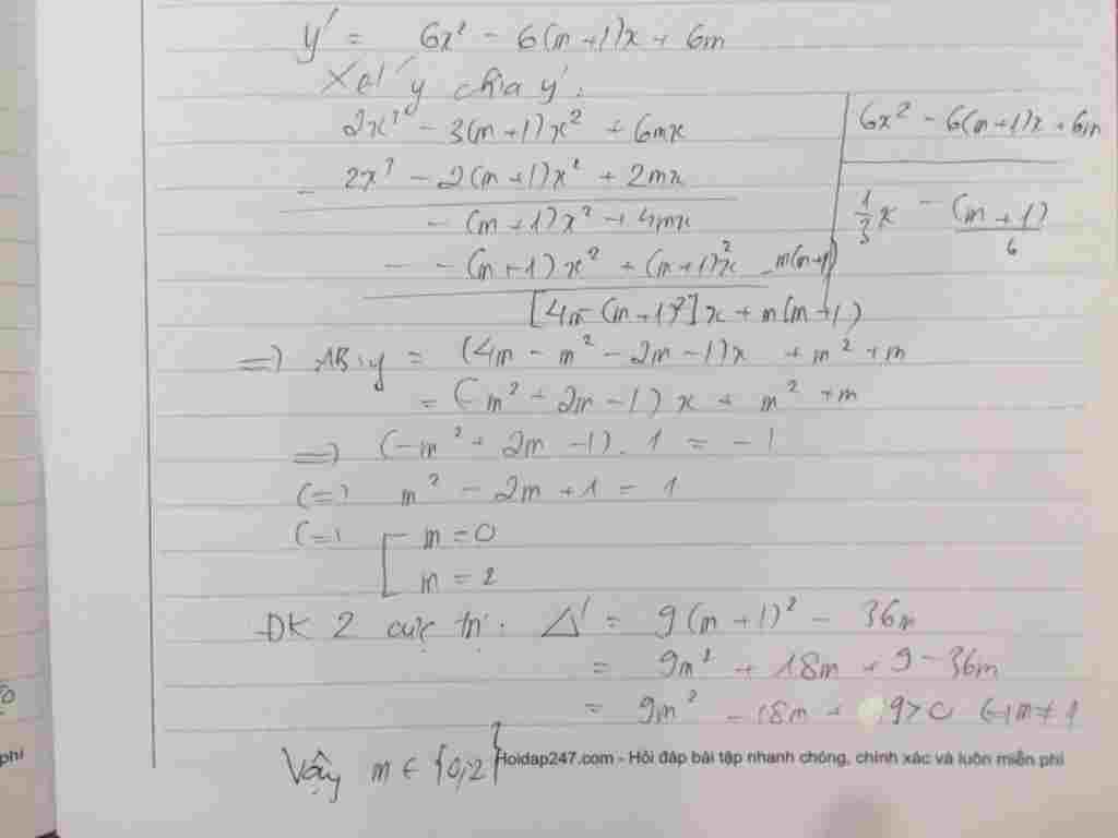 toan-lop-12-tim-m-de-hs-y-2-3-m-1-6m-co-2-cuc-tri-a-b-sao-cho-duong-thang-ab-vuong-goc-voi-duong